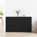 Bufet 2 pcs Stejar Negru 60 x 30 x 70 cm Lemn compozit - WALTI WALTI