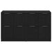 Bufet 2 pcs Stejar Negru 60 x 30 x 70 cm Lemn compozit - WALTI WALTI