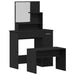 Set de Dressing cu sertar 2 pcs Stejar Negru Lemn compozit - WALTI WALTI