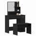 Set de Dressing cu sertar 2 pcs Stejar Negru Lemn compozit - WALTI WALTI