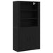 Bufet Stejar Negru 80 x 33 x 150 cm Lemn compozit - WALTI WALTI