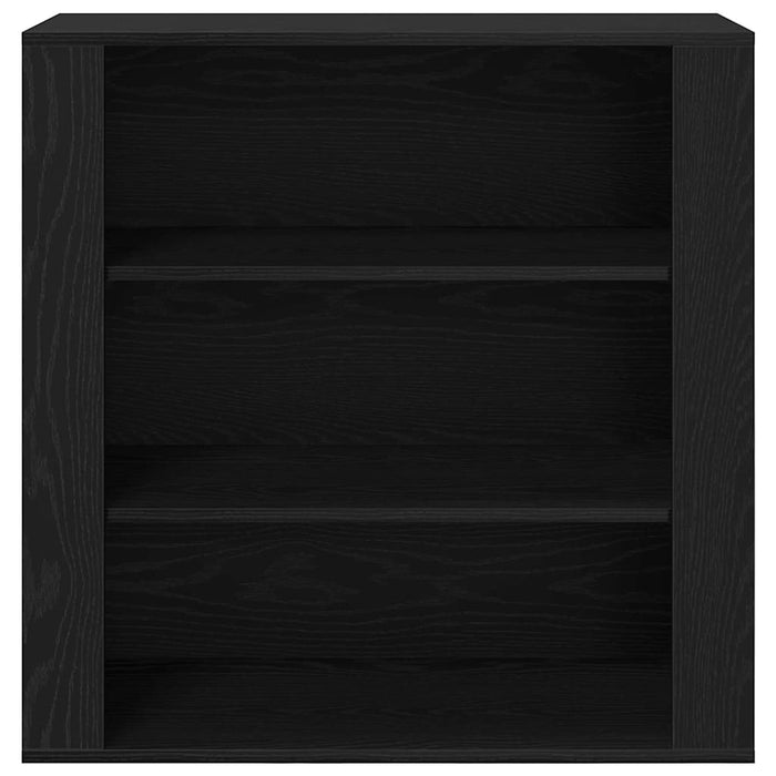 Bufet Stejar Negru 80 x 33 x 150 cm Lemn compozit - WALTI WALTI