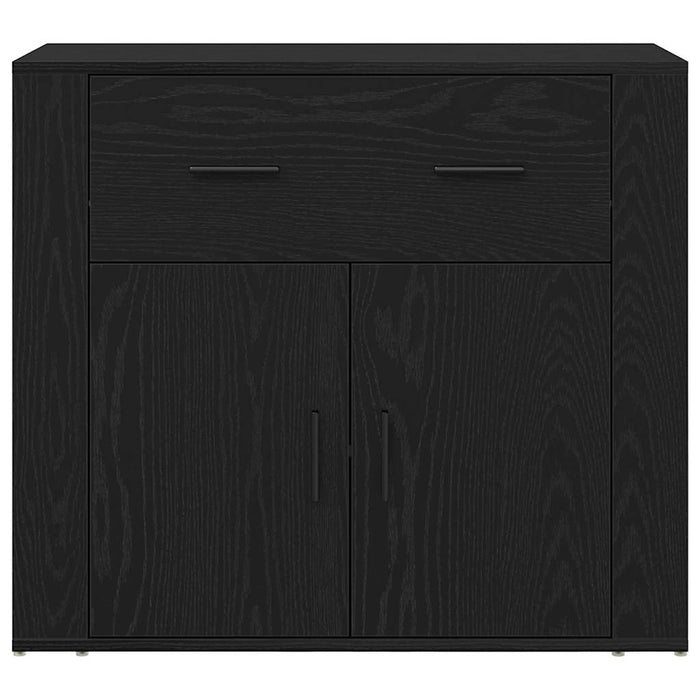 Bufet cu sertar Stejar Negru 240 x 33 x 70 cm Lemn compozit - WALTI WALTI