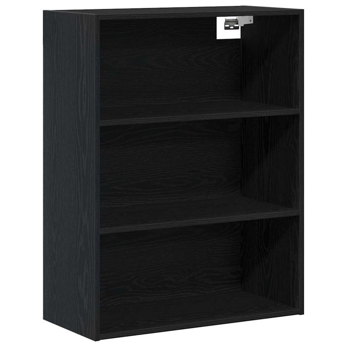 bufet vidaXL Stejar Negru 69.5x34x180 cm Lemn Prelucrat - WALTI WALTI