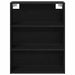 bufet vidaXL Stejar Negru 69.5x34x180 cm Lemn Prelucrat - WALTI WALTI
