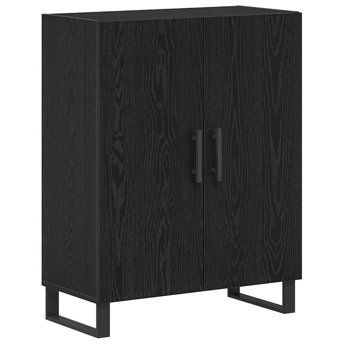 Bufet 2 pcs Stejar Negru Lemn compozit - WALTI WALTI