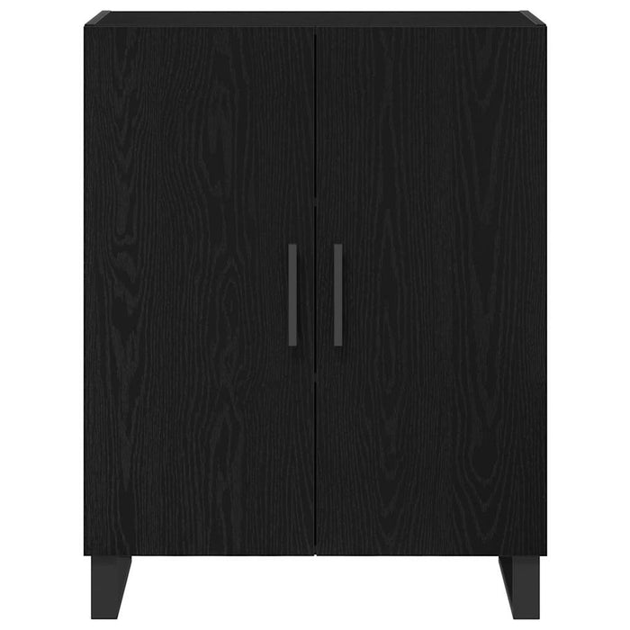 Bufet 2 pcs Stejar Negru Lemn compozit - WALTI WALTI