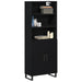 Bufet 2 pcs Stejar Negru Lemn compozit - WALTI WALTI