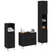 Set de mobilier pentru baie 3 buc. Stejar Negru - WALTI WALTI