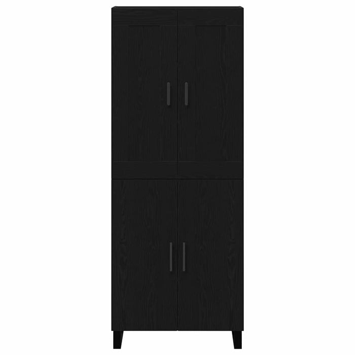 Bufet Stejar Negru 69,5 x 34 x 180 cm Lemn compozit - WALTI WALTI