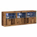 Bufet LED Lemn Vechi 181 x 37 x 67 cm Lemn compozit - WALTI WALTI