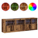 Bufet LED Lemn vechi 202 x 37 x 67 cm Lemn compozit - WALTI WALTI