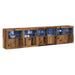 Bufet LED Lemn vechi 283 x 37 x 67 cm Lemn compozit - WALTI WALTI
