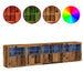 Bufet LED Lemn vechi 283 x 37 x 67 cm Lemn compozit - WALTI WALTI