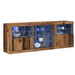 Bufet LED Lemn vechi 181,5 x 37 x 67 cm Lemn compozit - WALTI WALTI