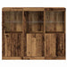 Bufet 3 pcs Lemn vechi 123 x 37 x 100 cm Lemn compozit - WALTI WALTI