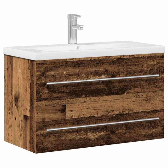 Dulap pentru Chiuveta de Baie Lemn vechi 80 x 38.5 x 48 cm - WALTI WALTI