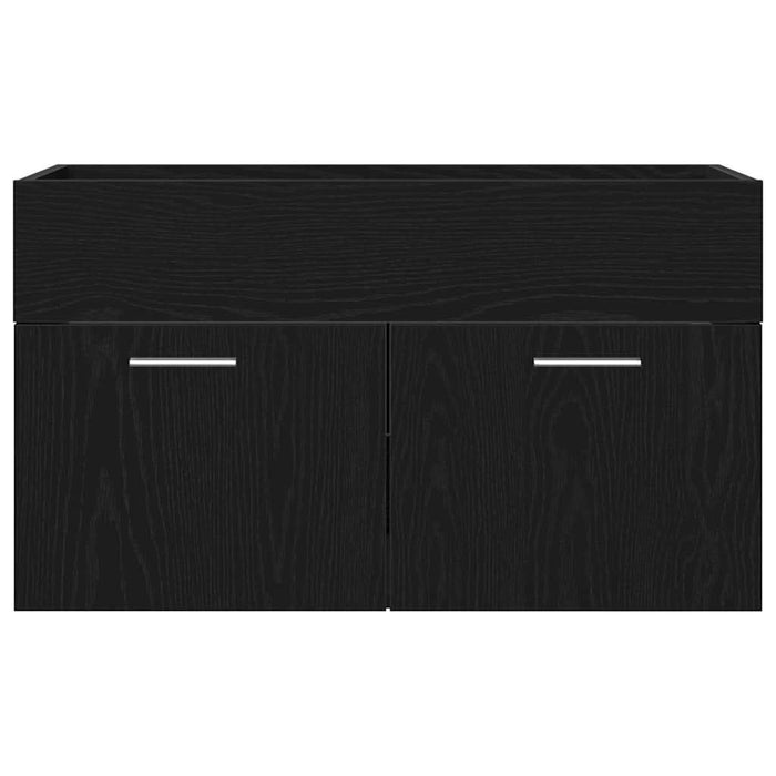 Dulap de chiuvetă Stejar Negru 90 x 38.5 x 46 cm Lemn compozit - WALTI WALTI