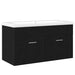 Dulap de chiuvetă Stejar Negru 90 x 38.5 x 46 cm Lemn compozit - WALTI WALTI