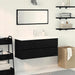 Dulap cu Chiuvetă Stejar negru 100 x 39 x 62 cm Lemn compozit - WALTI WALTI