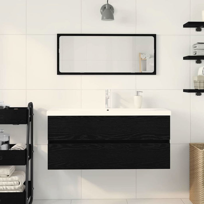 Dulap cu Chiuvetă Stejar negru 100 x 39 x 62 cm Lemn compozit - WALTI WALTI