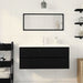 Dulap cu Chiuvetă Stejar negru 100 x 39 x 62 cm Lemn compozit - WALTI WALTI