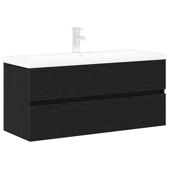 Dulap cu Chiuvetă Stejar negru 100 x 39 x 62 cm Lemn compozit - WALTI WALTI