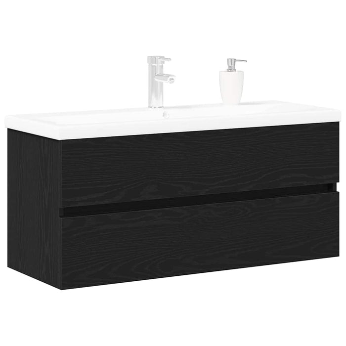 Dulap cu Chiuvetă Stejar negru 100 x 39 x 62 cm Lemn compozit - WALTI WALTI