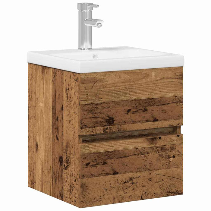 Dulap cu Chiuvetă Stejar negru 41 x 39 x 62 cm Lemn compozit - WALTI WALTI