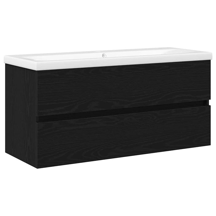 Dulap cu Chiuvetă Stejar negru 100 x 39 x 62 cm Lemn compozit - WALTI WALTI