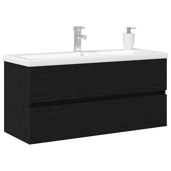 Dulap cu Chiuvetă Stejar negru 100 x 39 x 62 cm Lemn compozit - WALTI WALTI