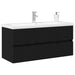 Dulap cu Chiuvetă Stejar negru 100 x 39 x 62 cm Lemn compozit - WALTI WALTI