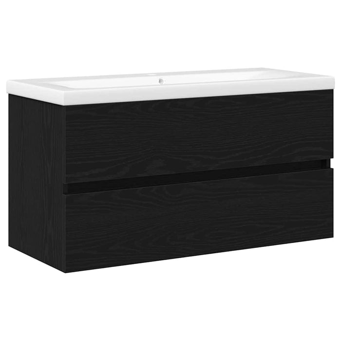 Dulap cu Chiuvetă Stejar negru 90 x 39 x 62 cm Lemn compozit - WALTI WALTI