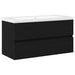 Dulap cu Chiuvetă Stejar negru 90 x 39 x 62 cm Lemn compozit - WALTI WALTI