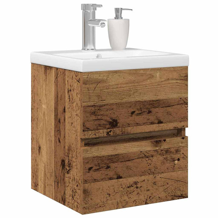 Dulap cu Chiuvetă Stejar negru 41 x 39 x 62 cm Lemn compozit - WALTI WALTI