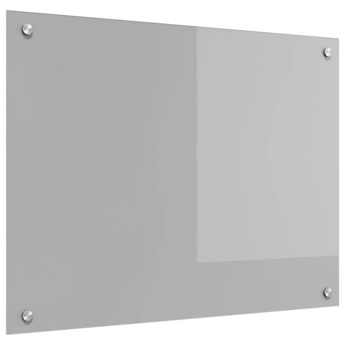 Panou de bucătărie Gri deschis 80 x 60 cm sticlă securizată - WALTI WALTI