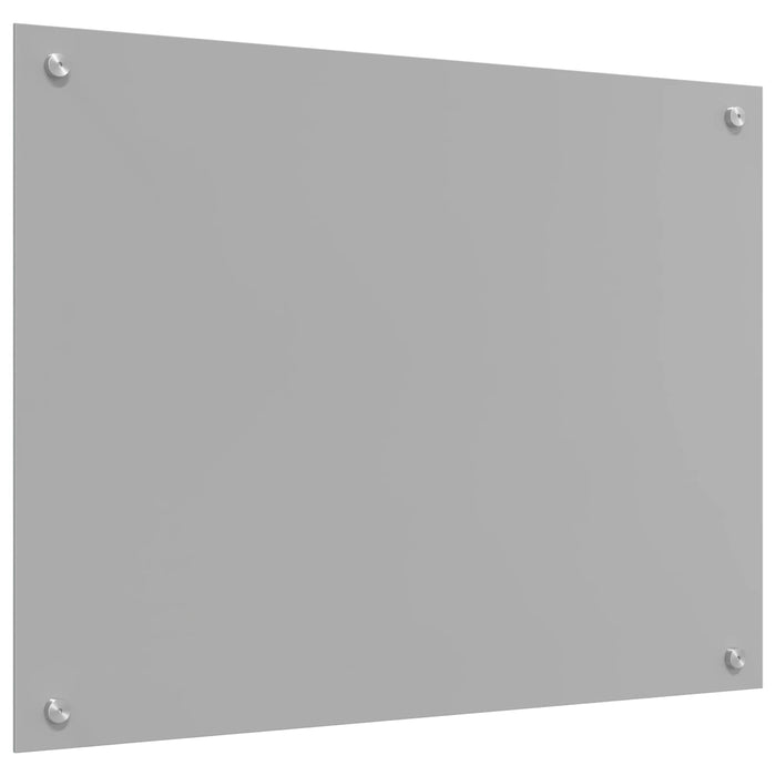 Panou de bucătărie Gri deschis 80 x 60 cm sticlă securizată - WALTI WALTI
