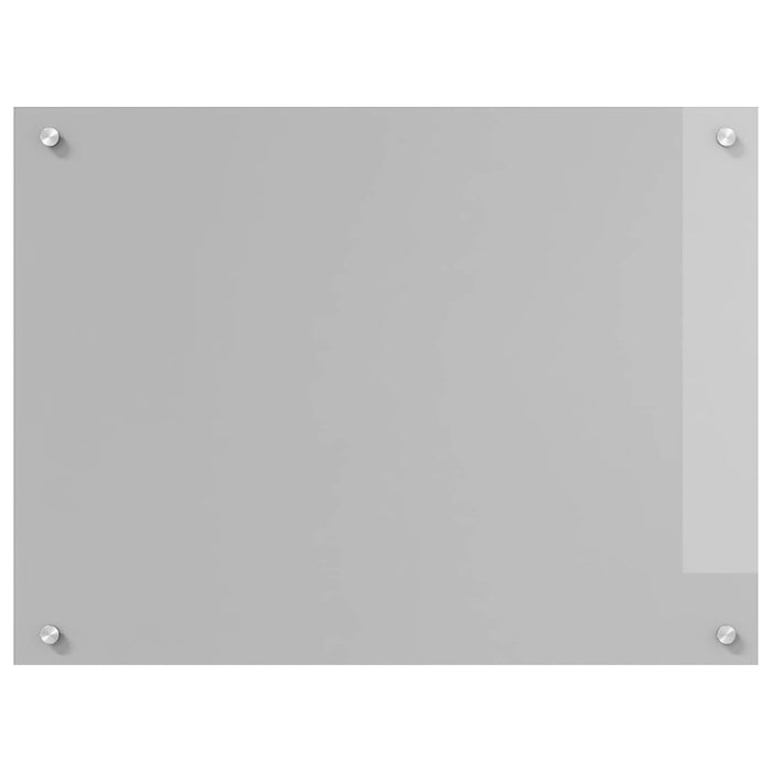 Panou de bucătărie Gri deschis 80 x 60 cm sticlă securizată - WALTI WALTI