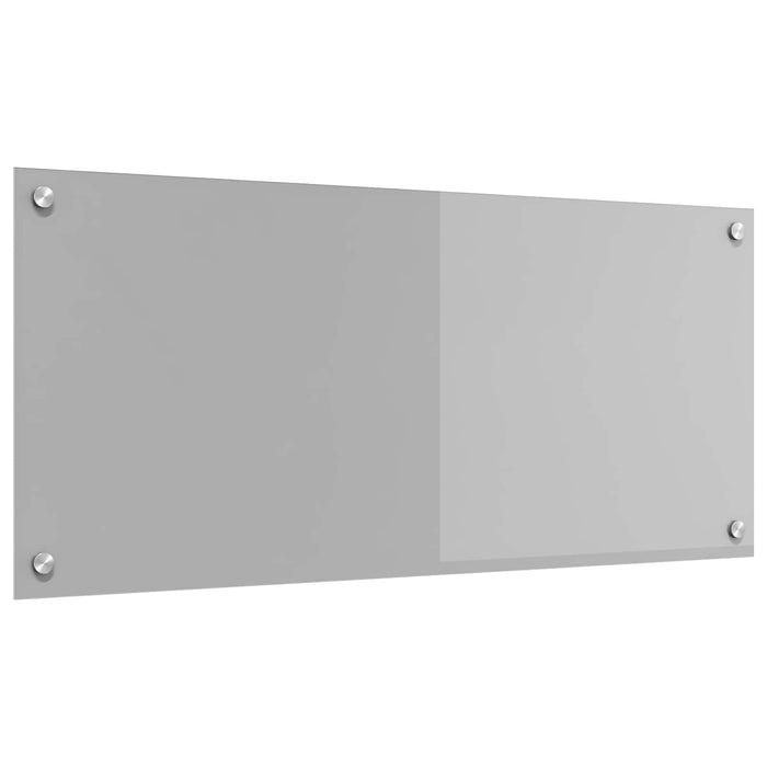 Panou de bucătărie Gri deschis 90 x 40 cm sticlă securizată - WALTI WALTI