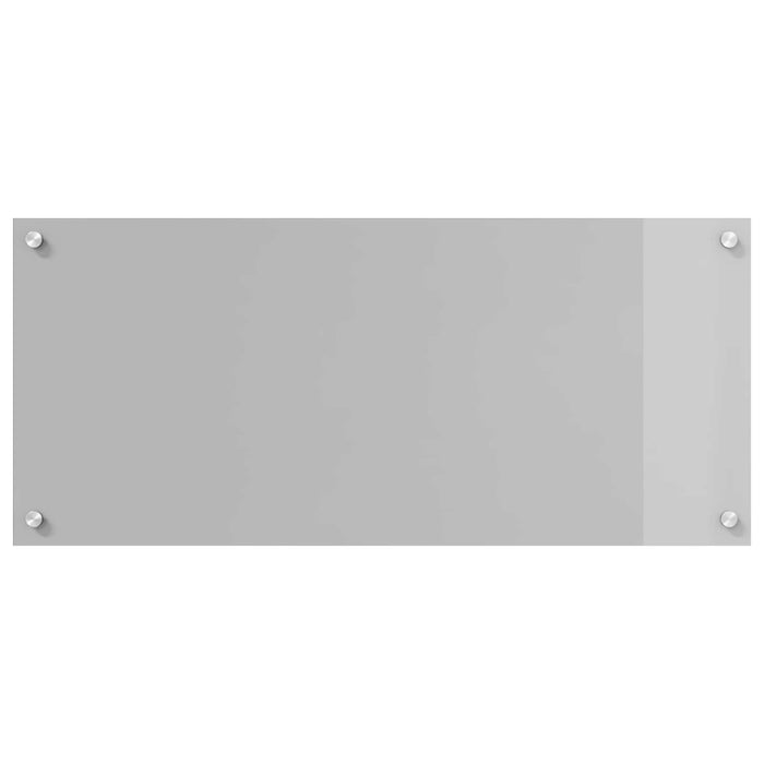 Panou de bucătărie Gri deschis 90 x 40 cm sticlă securizată - WALTI WALTI