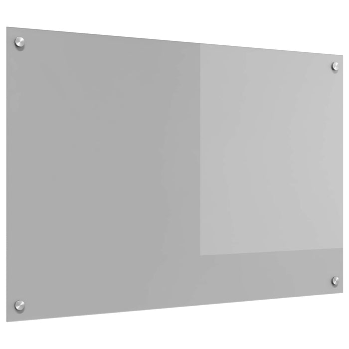 Panou de bucătărie Gri deschis 90 x 60 cm sticlă securizată - WALTI WALTI