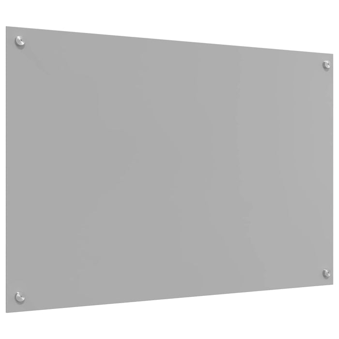 Panou de bucătărie Gri deschis 90 x 60 cm sticlă securizată - WALTI WALTI