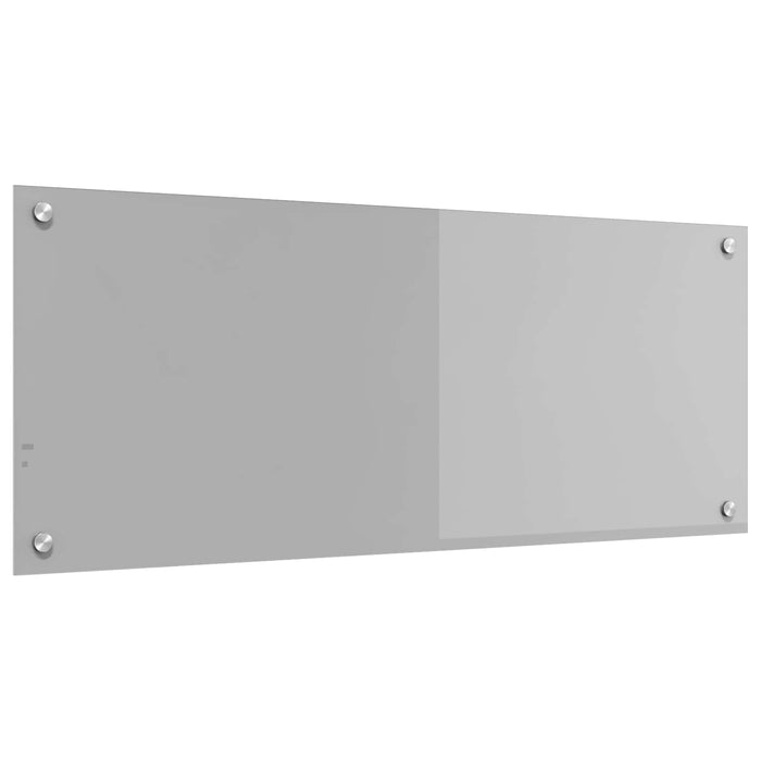 Panou de bucătărie Gri deschis 100 x 40 cm sticlă securizată - WALTI WALTI