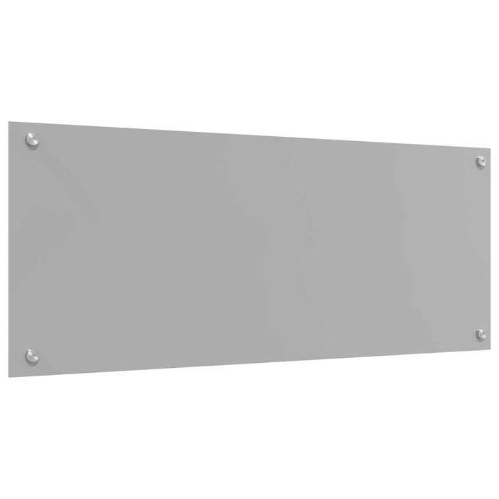 Panou de bucătărie Gri deschis 100 x 40 cm sticlă securizată - WALTI WALTI