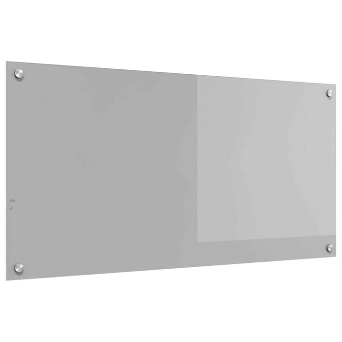 Panou de bucătărie Gri deschis 100 x 50 cm sticlă securizată - WALTI WALTI