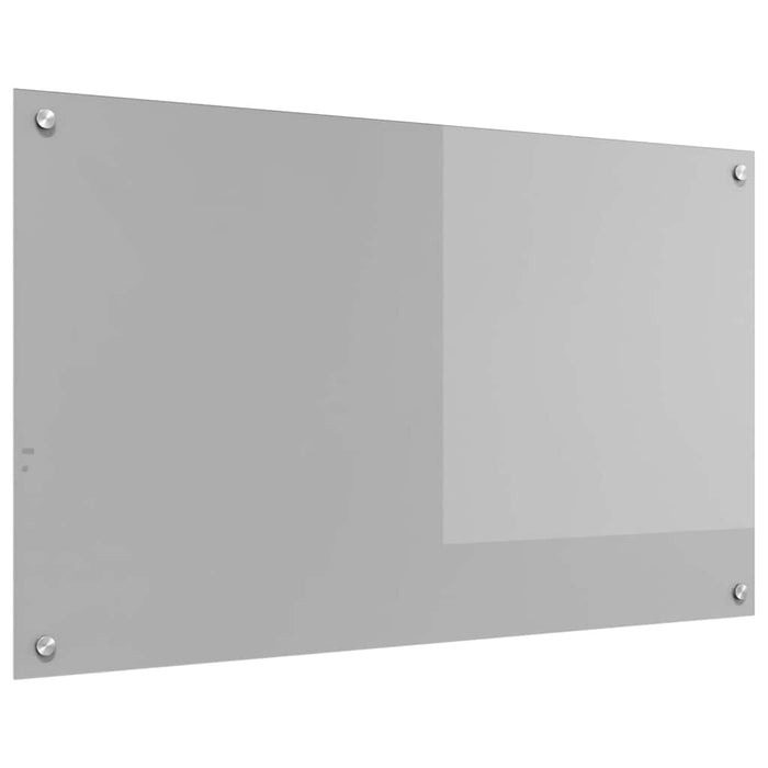 Panou de bucătărie Gri deschis 100 x 60 cm sticlă securizată - WALTI WALTI