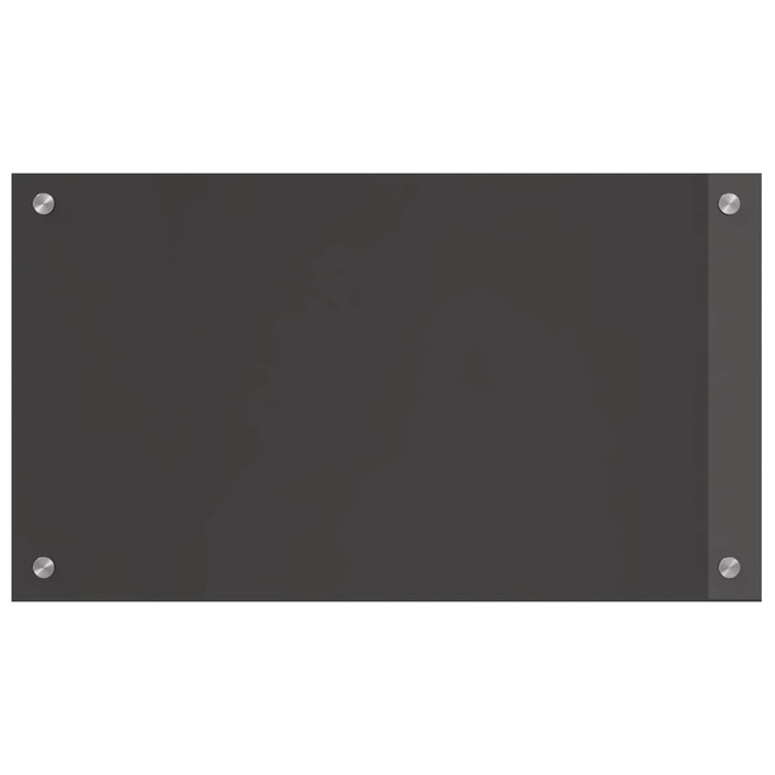 Panou de bucătărie Gri închis 70 x 40 cm sticlă securizată - WALTI WALTI