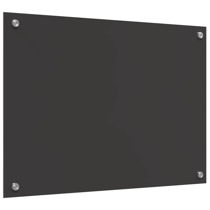 Panou de bucătărie Gri închis 70 x 50 cm sticlă securizată - WALTI WALTI