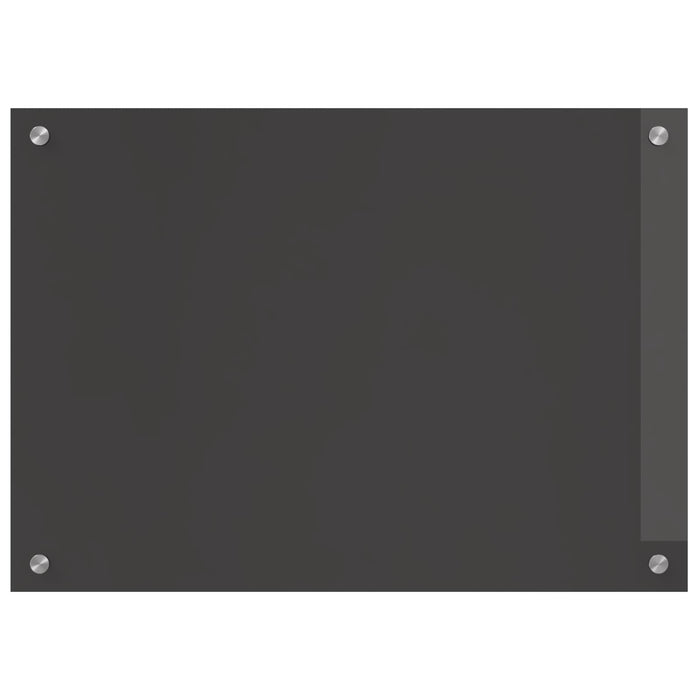 Panou de bucătărie Gri închis 70 x 50 cm sticlă securizată - WALTI WALTI