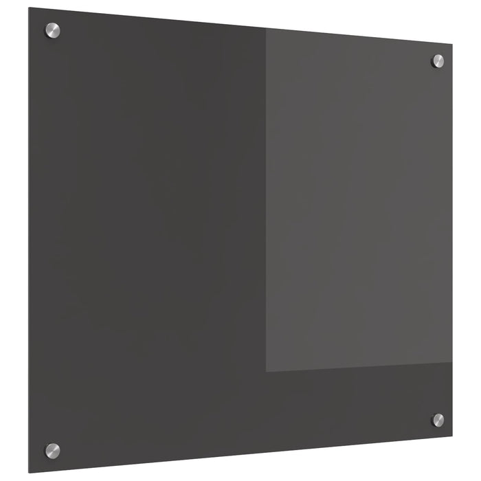 Panou de bucătărie Gri închis 70 x 60 cm sticlă securizată - WALTI WALTI